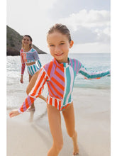 Load image into Gallery viewer, Kids Cannes Swim Long Sleeve One Piece UPF 50+