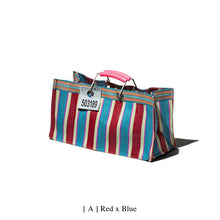 Load image into Gallery viewer, Recycled Stripe Bags by Puebco