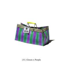 Load image into Gallery viewer, Recycled Stripe Bags by Puebco