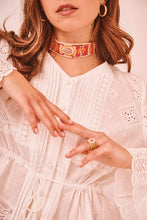 Load image into Gallery viewer, Woodstock Eyelet Blouse