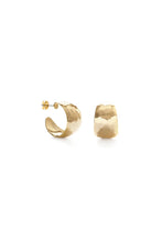 Load image into Gallery viewer, Hammered Vintage Style Hoops