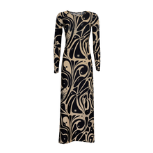Load image into Gallery viewer, Age of Aquarius Long Sleeve Maxi Dress