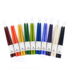 Load image into Gallery viewer, Hand-Dipped Beeswax Taper Candles