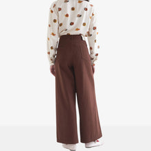 Load image into Gallery viewer, Twill Wide-Leg Pants
