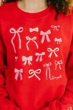 Load image into Gallery viewer, Bows Embroidered Sweatshirt  (2 Colour Ways)

