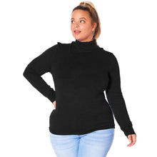 Load image into Gallery viewer, Plus Size Long Sleeved Layering Turtleneck
