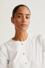 Load image into Gallery viewer, Puff Blouse with Woven Buttons
