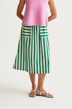 Load image into Gallery viewer, Grass Striped Skirt
