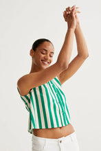 Load image into Gallery viewer, Grass Striped Sleeveless Top
