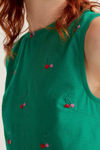 Load image into Gallery viewer, Cherry Picking Sleeveless Top
