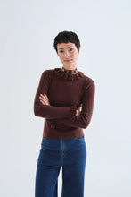 Load image into Gallery viewer, Pierrot Ruffle Knit Top
