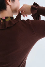 Load image into Gallery viewer, Pierrot Ruffle Knit Top
