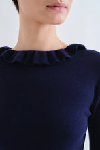 Load image into Gallery viewer, Pierrot Ruffle Knit Top
