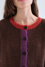 Load image into Gallery viewer, Cozy Colour-Block Cardigan

