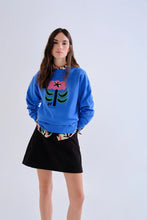 Load image into Gallery viewer, Floral Folk Embroidered Sweatshirt
