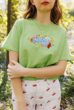 Load image into Gallery viewer, One Bloody Day at a Time Embroidered Tee
