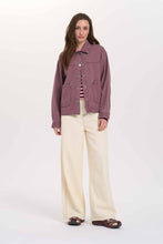 Load image into Gallery viewer, Oversized Grape Button-Up
