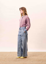 Load image into Gallery viewer, FRNCH Heritage Pastel Stripe Cardigan
