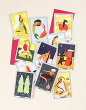 Load image into Gallery viewer, Zodiac Cards by Little Black Cat
