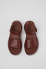 Camper Sandal: Tasha Burgundy