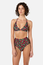 Load image into Gallery viewer, Raspberry Bikini Triangle Top
