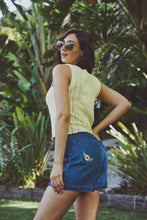 Load image into Gallery viewer, Embroidered Denim Short
