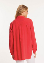 Load image into Gallery viewer, Cotton Gauze Tunic Button-Up (2 Colours)
