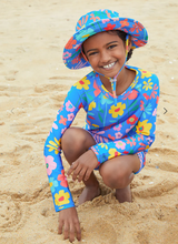 Load image into Gallery viewer, Kids Swim Rashie: Garden Variety
