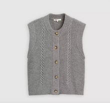Load image into Gallery viewer, Ines Cable Sweater Vest
