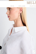 Load image into Gallery viewer, Sea Breeze Linen Blouse

