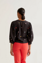 Load image into Gallery viewer, Night Garden Embroidered Top
