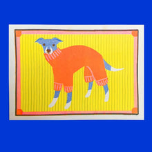 Load image into Gallery viewer, Cats and Dogs Small Riso Prints by Naomi Wilkinson
