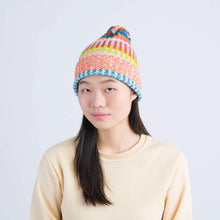 Load image into Gallery viewer, Chunky Rainbow Beanie
