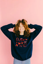 Load image into Gallery viewer, Bows Embroidered Sweatshirt  (2 Colour Ways)
