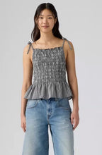 Load image into Gallery viewer, Gingham Smocked Tank
