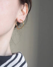 Load image into Gallery viewer, Sketches Hoop Earrings by SewaSong
